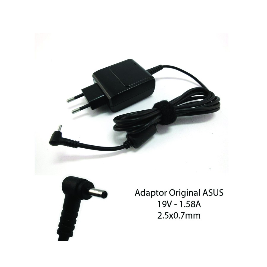 ASUS191582507KCL | ADAPTOR ASUS 19V 1.58A DC (2.5*0.7) KOTAK COLOK LANGSUNG