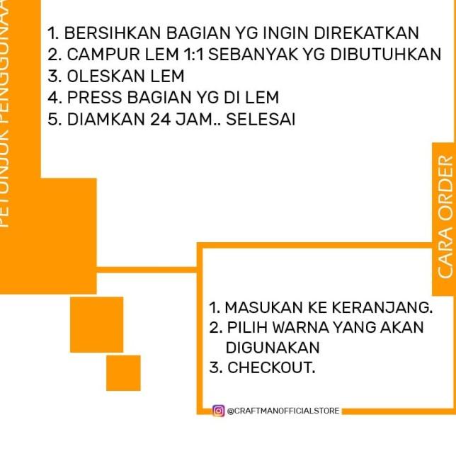 

☈ LEM RESIN SUPER Untuk Sepatu Tas Besi Kayu Resin Super Glue Craftman ➩