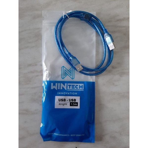 Cable Kabel 2.0 USB Male To Male High Quality 1.5M 1.5 Meter