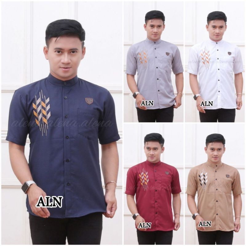 [NEW] KEMEJA KOKO LENGAN PENDEK BORDIR - BAJU KOKO LENGAN PENDEK - KEMEJA KOKO PREMIUM - KOKO DARWIN