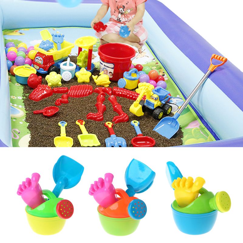 Mary 3pcs/set Pot Bunga Mandi Bayi Anak Pantai Pasir Untuk Bermain Mainan Edukasi Lucu To