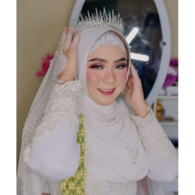 mahkota diamond mutiara mewah mahkota pengantin
