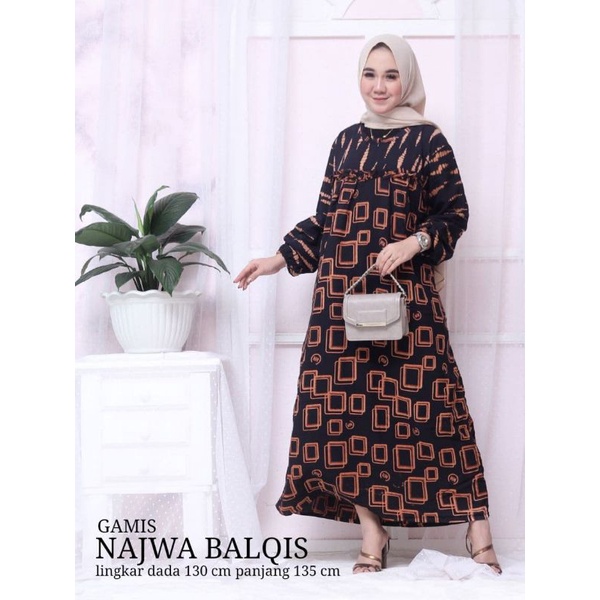 GAMIS NAJWA BALQIS JUMBO IMPORT / GAMIS MURAH TERBARU BUSUI FRIENDLY