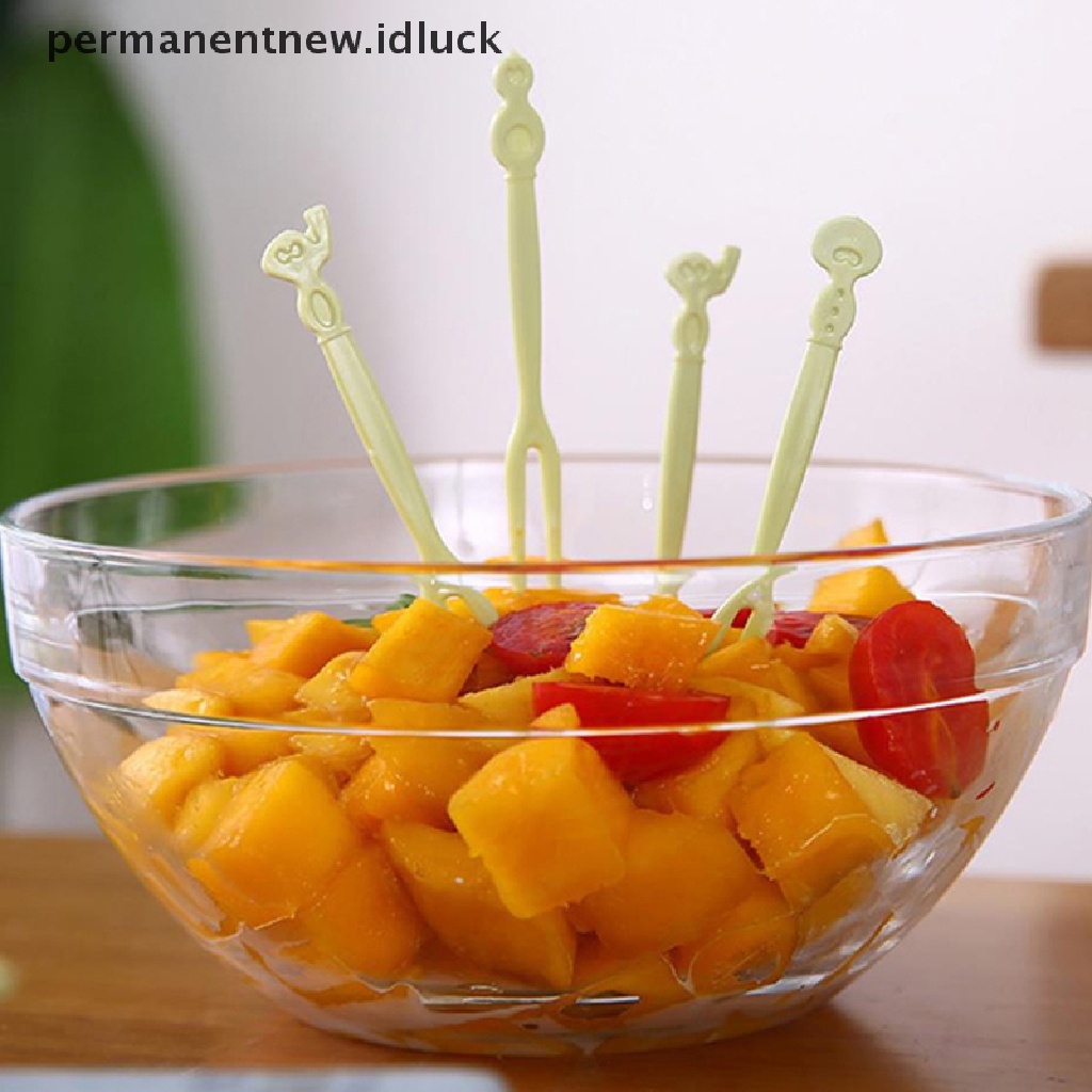 50 Pcs Garpu Buah Mini Untuk Makanan Ringan Anak