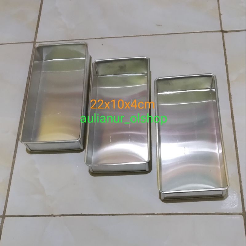 loyang kue 22x10 / loyang persegi 22x10 / loyang brownies 22x10