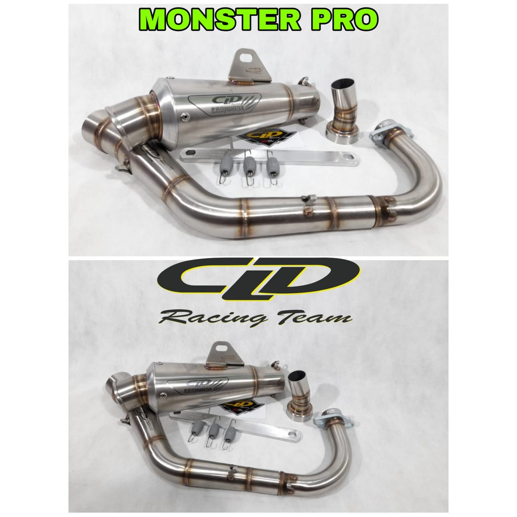Knalpot Original CLD Type Monster Pro Beat Karbu Beat Fi Scoopy Karbu Scoopy Fi Vario 125/150 Mio Mi