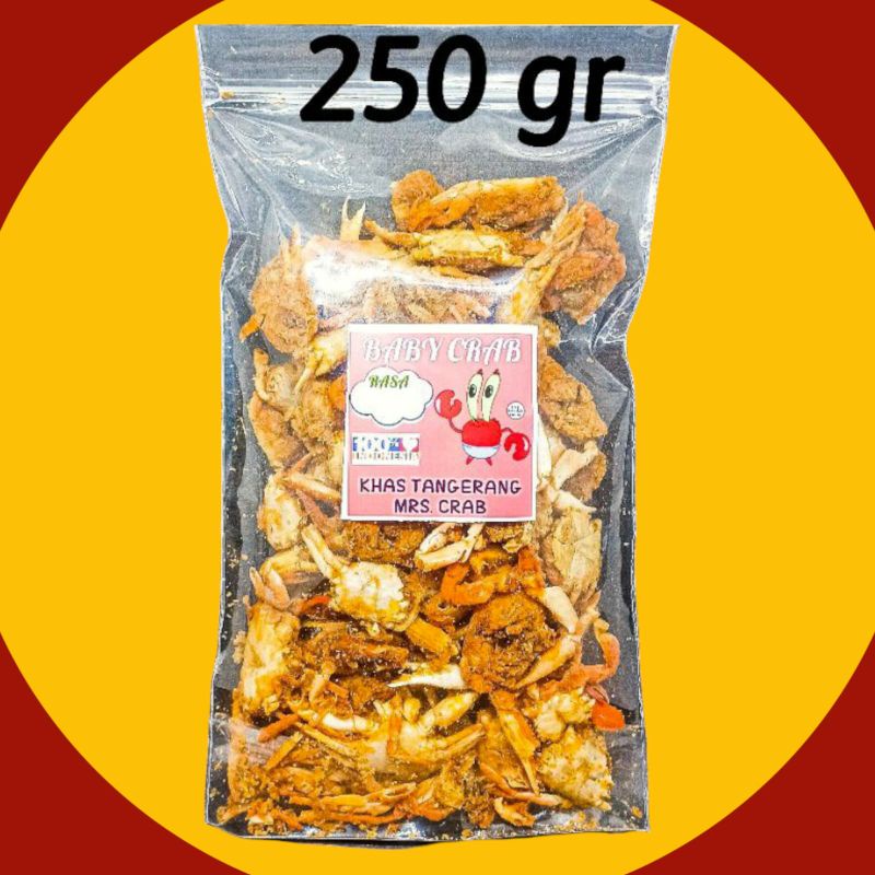 

BABY CRAB KRISPY HALAL!!! 250 Gram | BABY RAJUNGAN | KEPITING KRIUK | CAMILAN | SEAFOOD |CRAB KRIPS