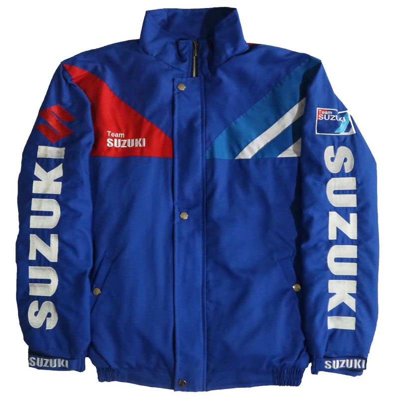 JAKET TEAM SUZUKI BIRU