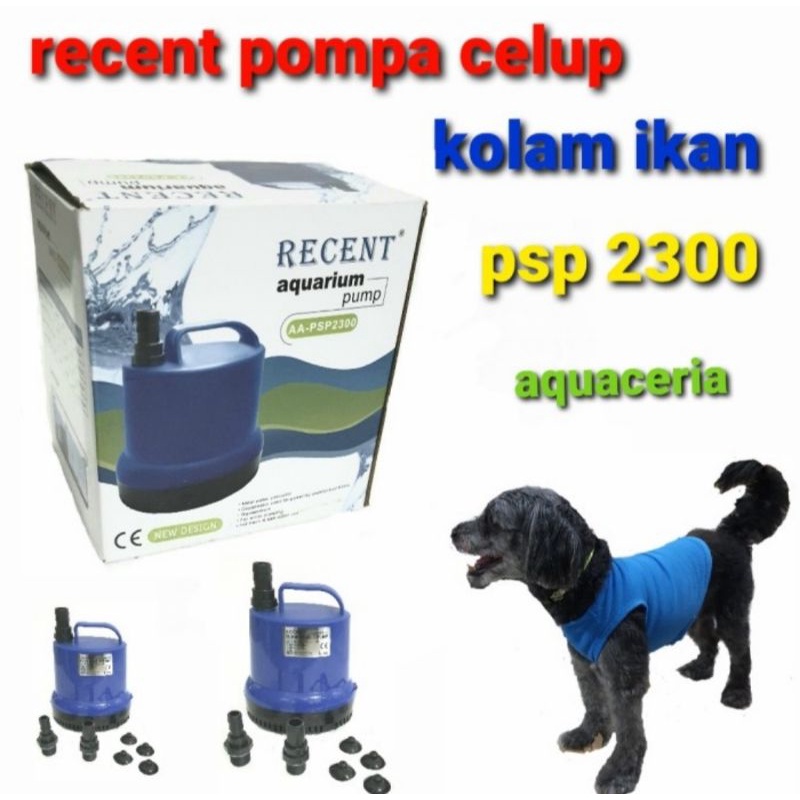 pompa celup air kolam ikan recent psp 2300 power head pompa hidrofonik