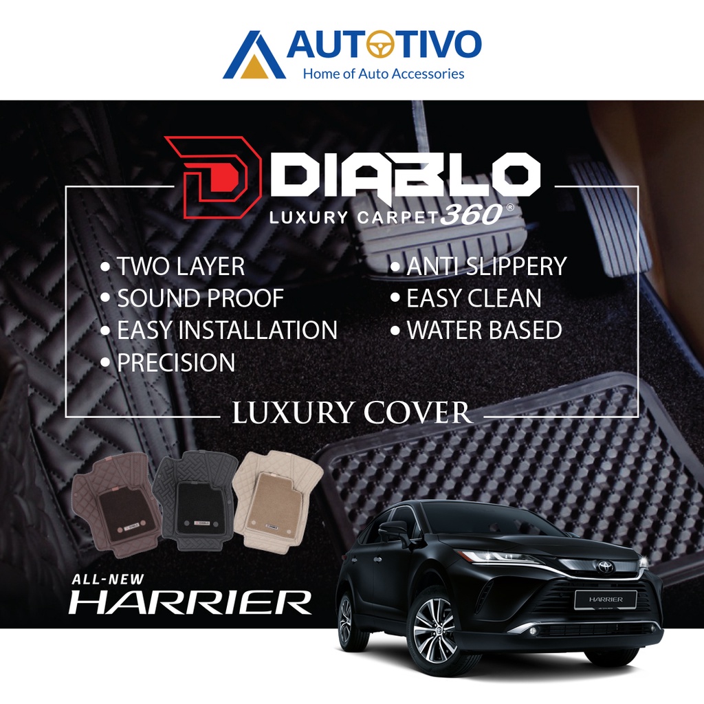 KARPET MOBIL 7D DIABLO 360 HARRIER