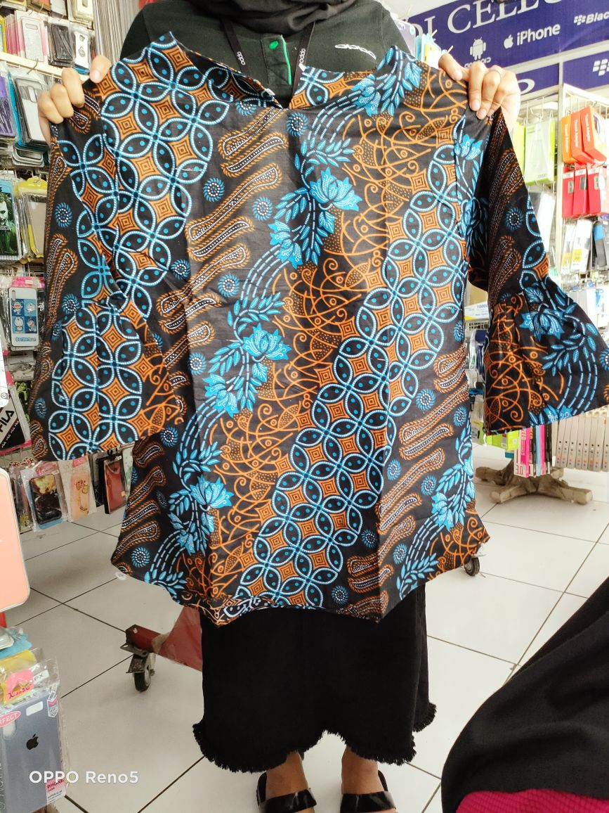 Atasan Batik Dolby Dolbi Dobby Doby Tenun Sutra Tulis Halus Katun Atbm Baron ,sarombit Atasan