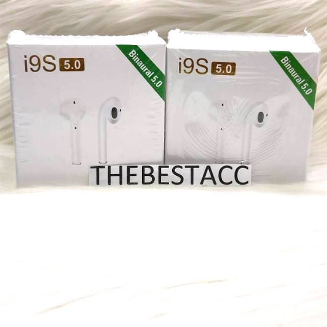 EARPHONE i9s 5.0 TWS HEADSET BLUETOOTH WIRELLESS SPORT TRUE EARPHONE AIRPORT  TWS i9 ORIGINAL
