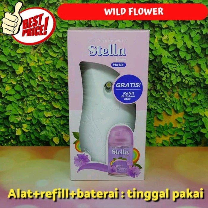 Dijual Stella Matic Pengharum Ruangan Semprot Otomatis Elektrik +