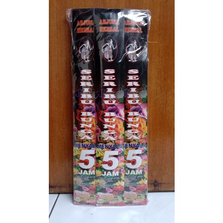 Hio Dupa Wangi Arjuna Herbal Jumbo 5JAM isi 10bks (1bks isi 5stik)