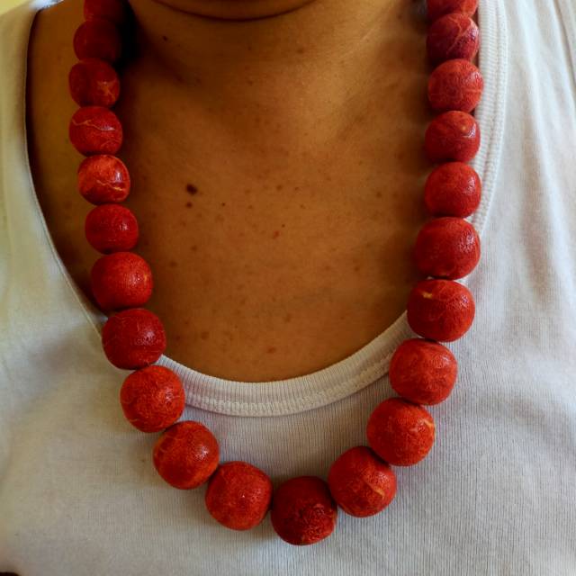 Kalung marjan natural