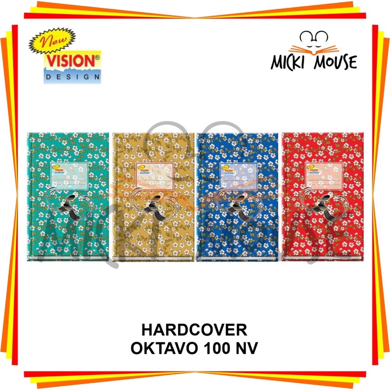 

vision buku hardcover octavo isi 100 / hard cover 100 / buku octavo / buku sampul tebal