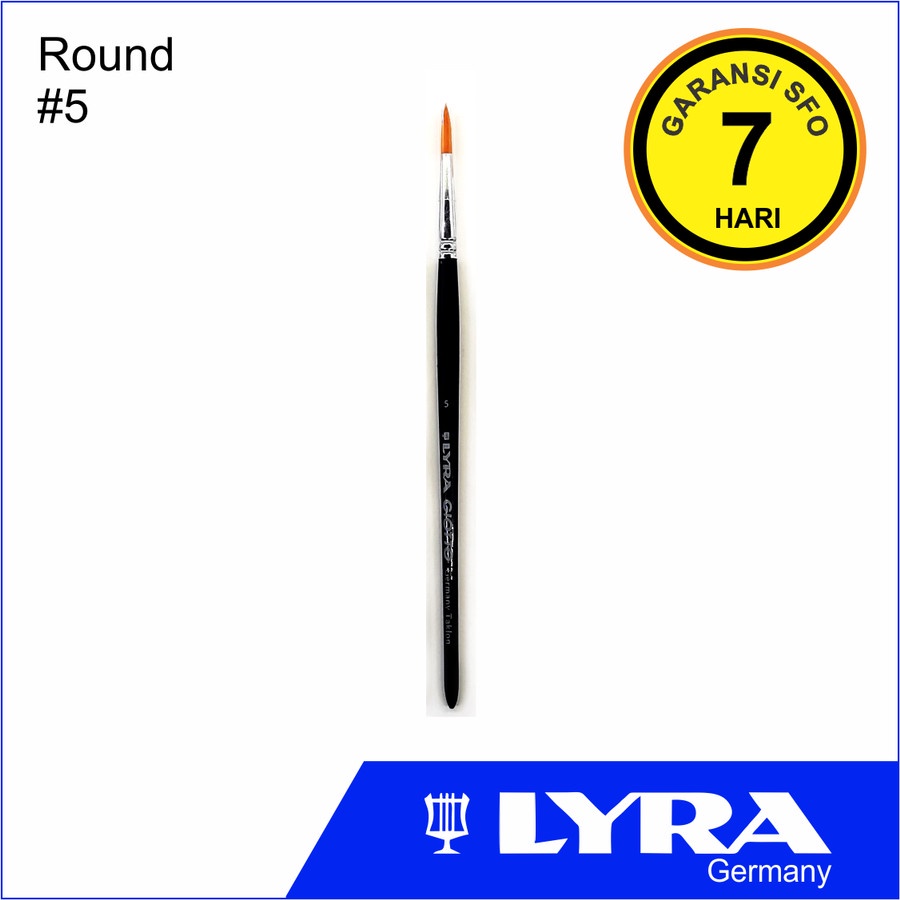 

Lyra Taklon Art Brush Round 5 - Kuas Lukis No. 5