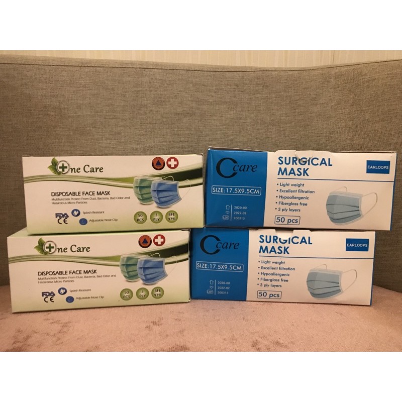 Masker Earloop 3ply / earloop warna