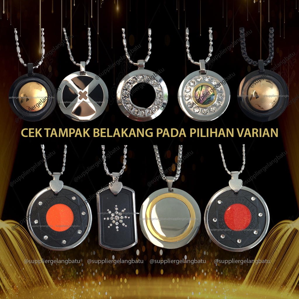 kalung terapi bulat PERMATA PELANGI ion negative bersertifikat jepang