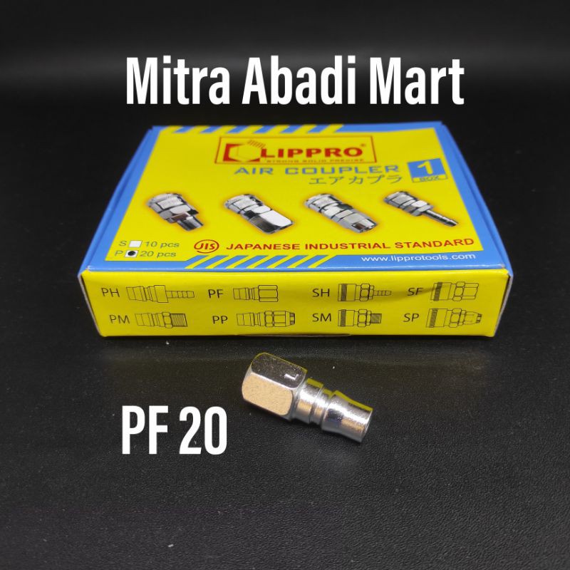 Quick Coupler PF 20 LIPPRO / Nepel Sambungan Compressor PF 20 LIPPRO