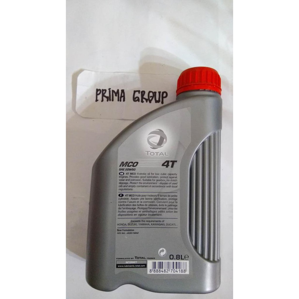 Sale Oli Total Mco 4T 20W-50 0.8L Diminati Banget