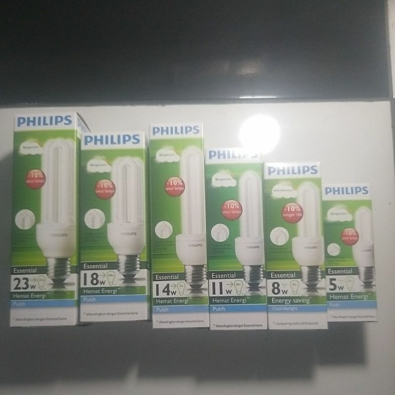 lampu philips essential panjang