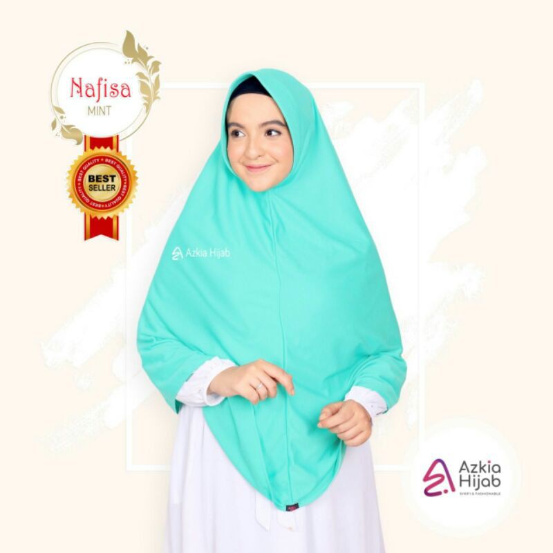 Nafisa Size M by Azkia Hijab || Azkia Hijab || Jilbab Daily || Hijab Daily || Jilbab Instan ||Dewasa