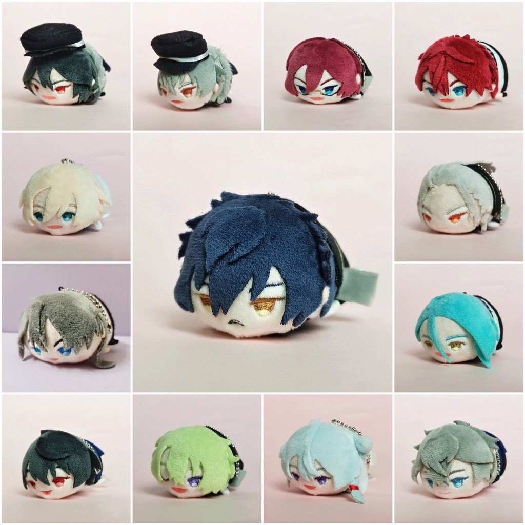 Cute Ensemble Stars Plush Doll Kawaii Cartoon Anime Plush Toys Cute Eichi Hibiki Wataru Keychain Bag Pendant Birthday Gift for Girls