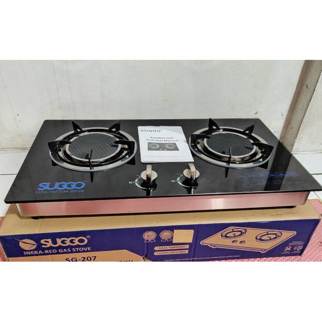 SG-207 Suggo Kompor Gas 2 Tungku Infrared