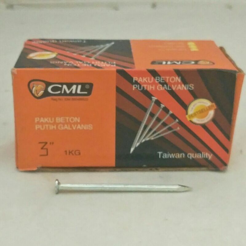 Paku beton 3 inch Camel, paku beton tembok putih 3 inch Camel