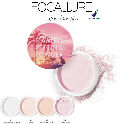 FOCALLURE Flawless Setting Powder Bedak Tabur BPOM FA-68 FA68 FA 68