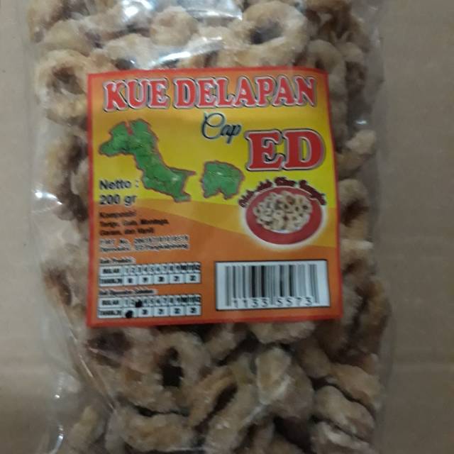 

Kue kering delapan ED 200 gram