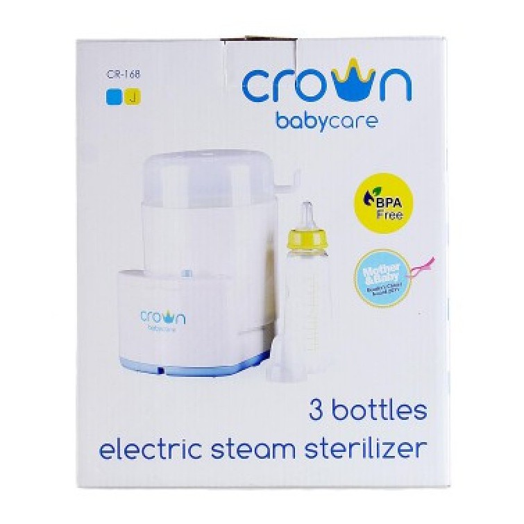 Crown 3 Bottles Electric Steam Sterilizer CR168