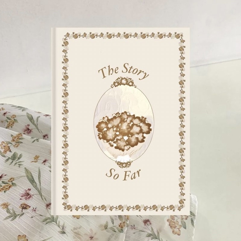 

CREAM FR01 FREE CUSTOM Notebook Hardcover Coquette Journal
