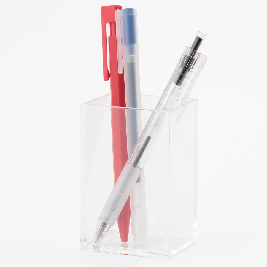 tempat pensil akrilik display stasionary akrilik