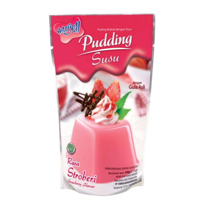 

NUTRIJELL PUDDING SUSU STRAWBERRY 145 GRAM