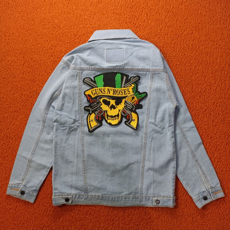 BACKPATCH BORDIR GUNS N ROSES PREMIUM BEST QUALITY