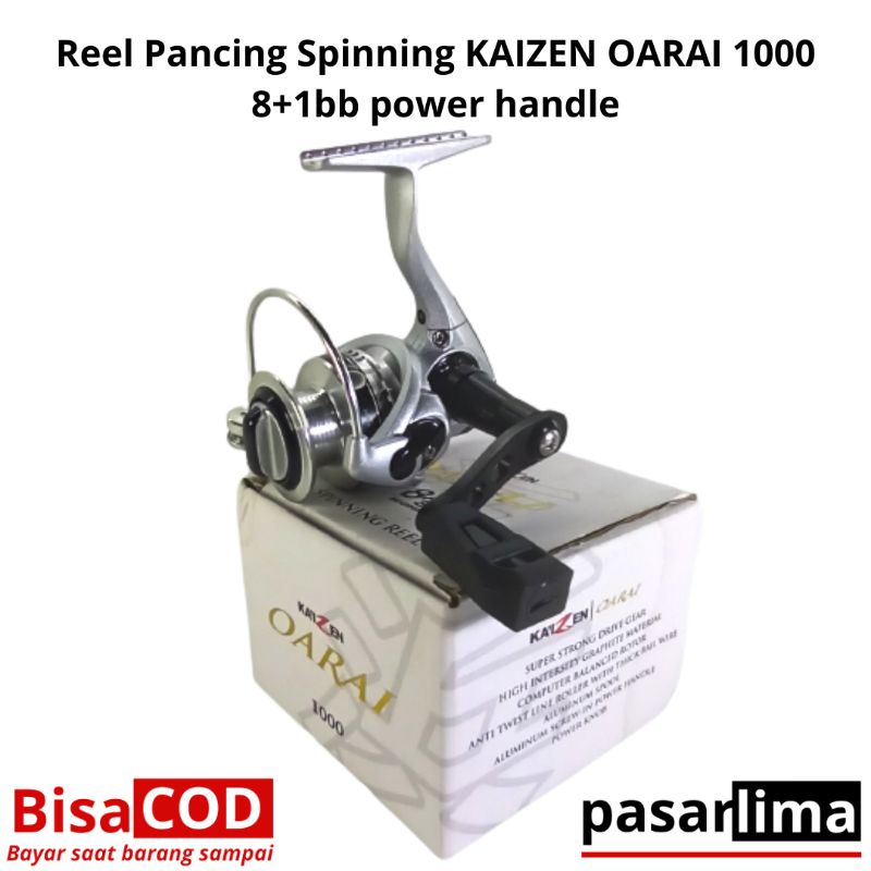 KAIZEN OARAI 1000 8+1bb Reel Spinning pancing power handle