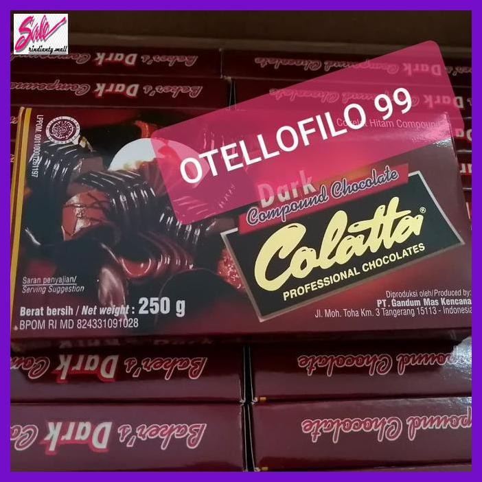 

SAKMACOKLAT- COKLAT BATANG DARK COLATTA 1 PCS (250GRAM) -MAKANAN-MINUMAN.