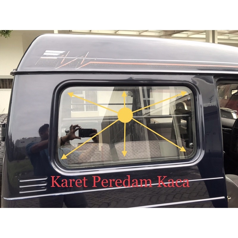 Karet Peredam Kaca Belakang Katana dan Jimny