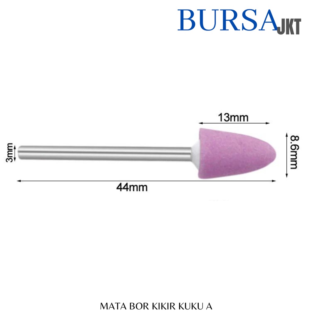 MATA BOR KIKIR KUKU ELEKTRIK MANICURE NAIL ART CUTTER POLISHING BUFFER FILES DRILL BIT ACCESSORIES