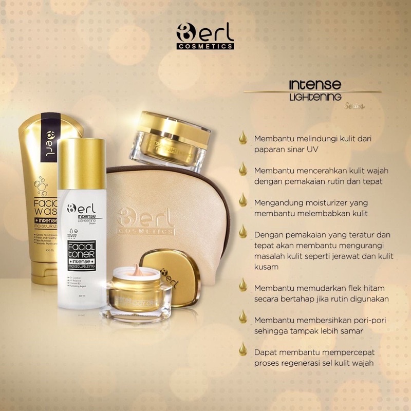 paket lengkap skincare lightening series B Erl