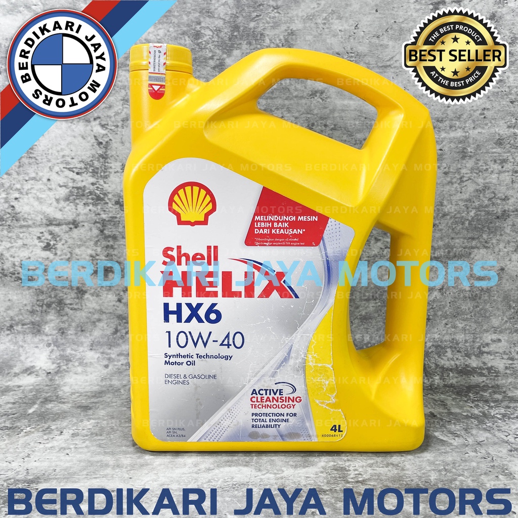 OLI SHELL HELIX HX6 10W-40 4 LITER