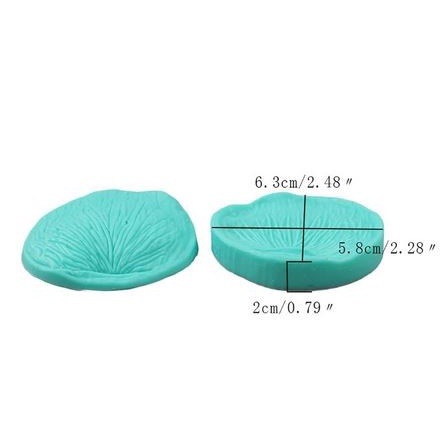 Deep Texture Silicone Mold - Chinese Rose Petal (2pcs)