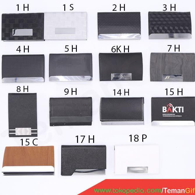 

Name Card Holder / Tempat Kartu Nama Bisa Custom logo - Name Card TERPERCAYA
