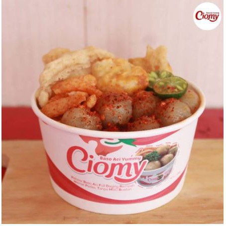 

Ciomy Cup - bakso Aci Non MSG, daging asli 100% Halal