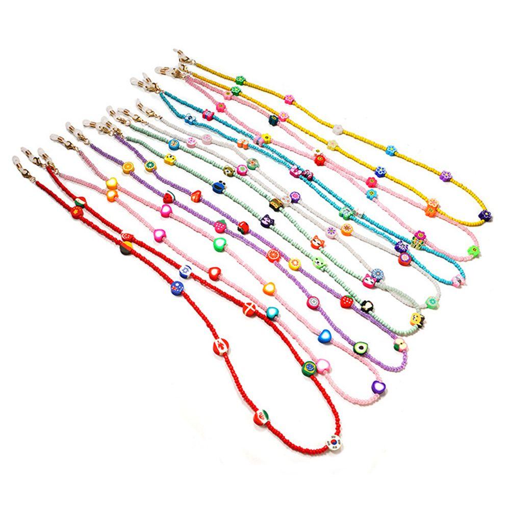 R-FLOWER Lanyard Lanyard Lanyard Leher Nyaman Untuk Wanita Tali Holder Kacamata Warna-Warni