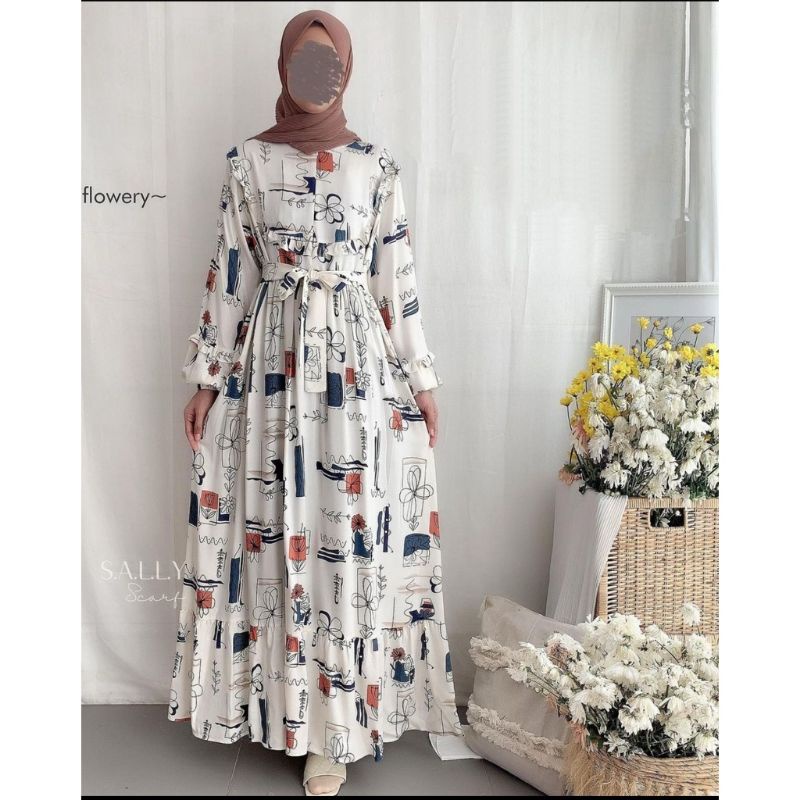 AUFAR GAMIS RAYON UNIQLO PREMIUM