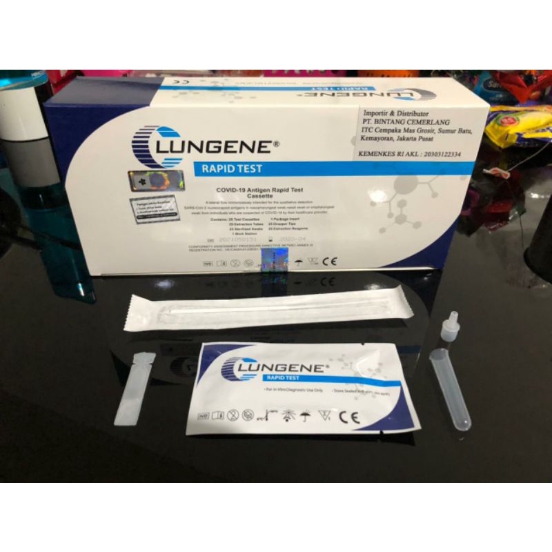 Alat SWAB ANTIGEN LUNGENE BIRU 1PCS