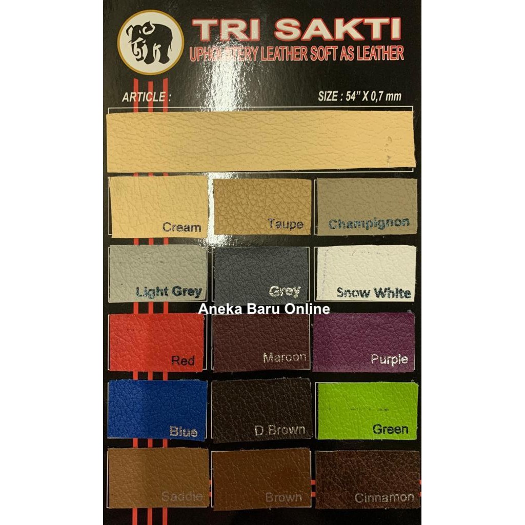 Kain Mebel Oscar MERCURY / Bahan Kulit Oskar Sintetis Imitasi Sofa / Jok Mobil Motor / Kursi / Tas /